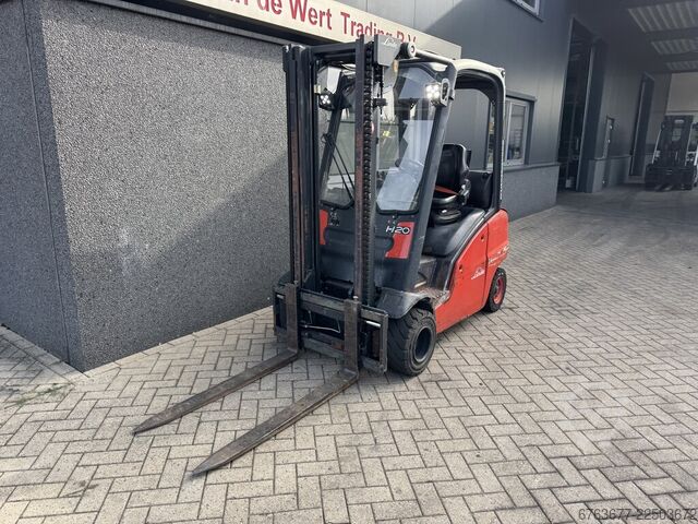 Linde H20D-01 Doppelhub 315, Seitenschieber, 6105 Betriebsstunden, VW-Dieselmotor, Baujahr 2015, Prü LINDE H20D-01 Duplo 315 Sideshift  6105UUR VW Diesel 2015  Keuring 7-2027