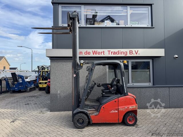 Linde H20D-01 Doppelhub 315, Seitenschieber, 6105 Betriebsstunden, VW-Dieselmotor, Baujahr 2015, Prü LINDE H20D-01 Duplo 315 Sideshift  6105UUR VW Diesel 2015  Keuring 7-2027