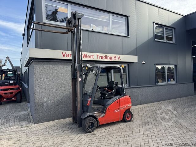 Linde H20D-01 Doppelhub 315, Seitenschieber, 6105 Betriebsstunden, VW-Dieselmotor, Baujahr 2015, Prü LINDE H20D-01 Duplo 315 Sideshift  6105UUR VW Diesel 2015  Keuring 7-2027