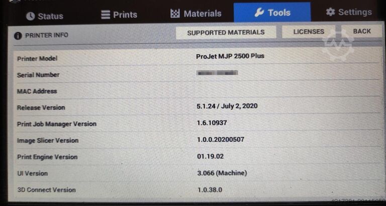 3D-Drucker 3D Systems ProJet MJP2500 Pro