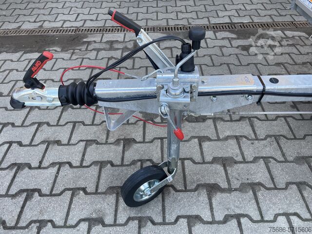 Car trailer Saris Tieflader Alu Einachser MP 255 133 1350