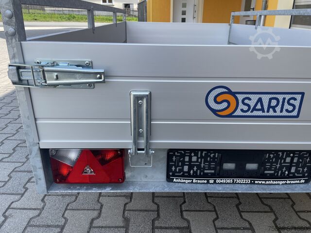 Car trailer Saris Tieflader Alu Einachser MP 255 133 1350
