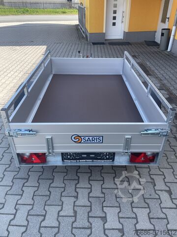 Car trailer Saris Tieflader Alu Einachser MP 205 133 1350