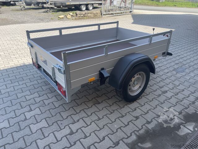 Car trailer Saris Tieflader Alu Einachser MP 205 133 1350