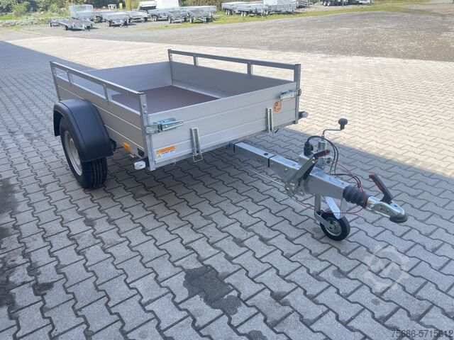 Car trailer Saris Tieflader Alu Einachser MP 205 133 1350