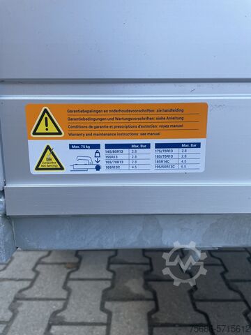 Car trailer Saris Tieflader Alu Einachser MP 205 133 1350