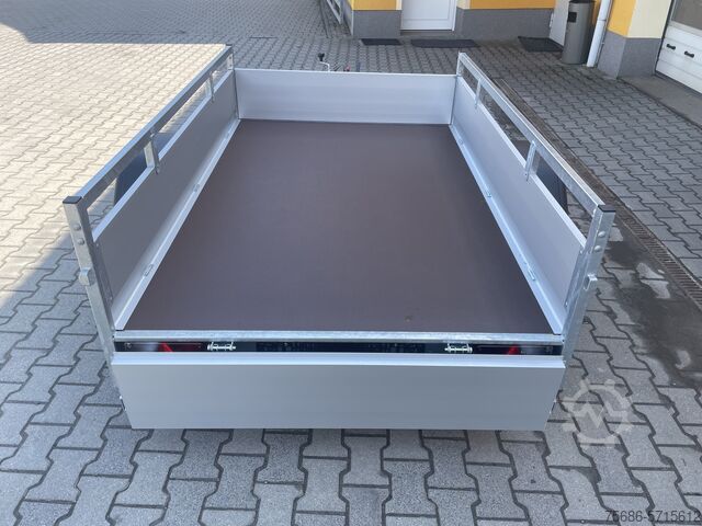 Car trailer Saris Tieflader Alu Einachser MP 205 133 1350