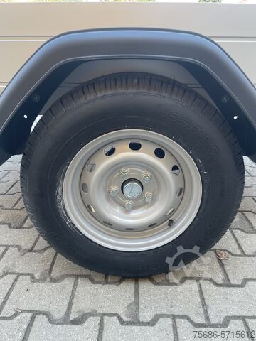 Car trailer Saris Tieflader Alu Einachser MP 205 133 1350