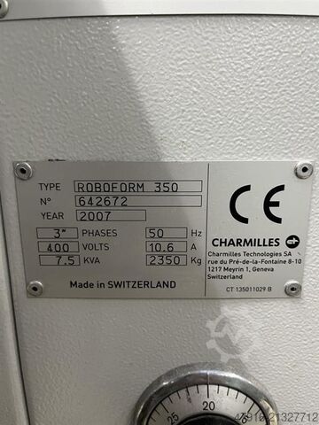 Senkerodiermaschine CHARMILLES Roboform 350