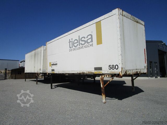 Swap body trailer SOMMER 3x BDF Wechsel Koffer 7,30m. Stk.900.-EURO netto
