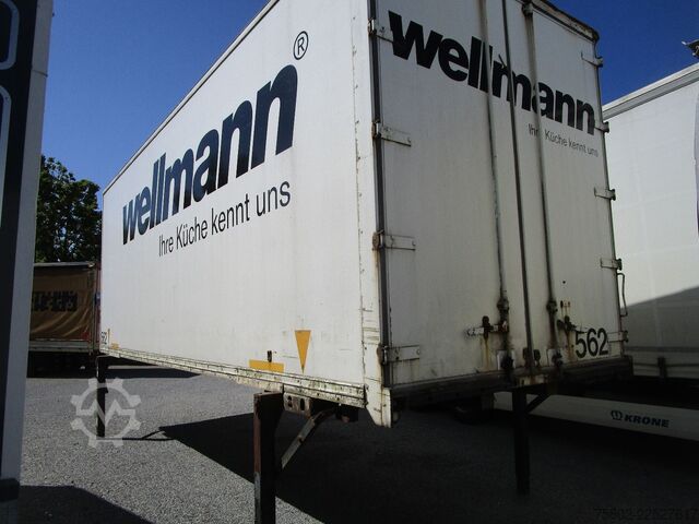 Swap body trailer SOMMER 3x BDF Wechsel Koffer 7,30m. Stk.900.-EURO netto
