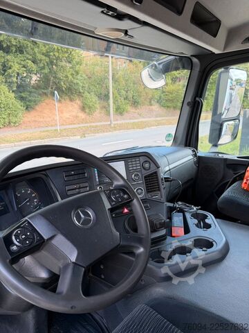 Three-sided tipper truck MERCEDES-BENZ Arocs 1832 4x2 Kipper Kran 13m FUNK AHK