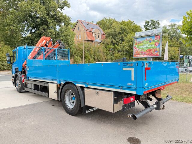 Truck mounted crane SCANIA P250 4x2 Pritsche KRAN 14m 5./6. Steuerkre FUNK