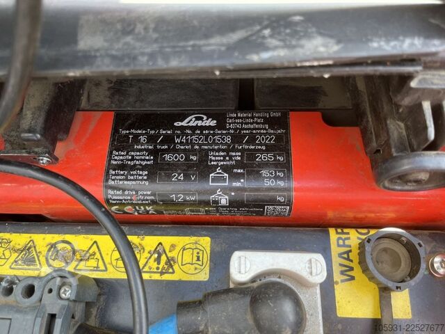 Electric Pallet Truck Linde T16