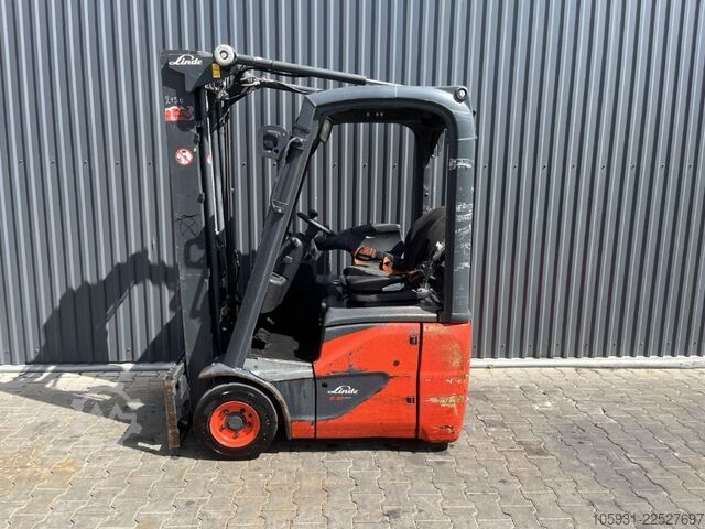 Electric 3-wheel forklift Linde E12-02