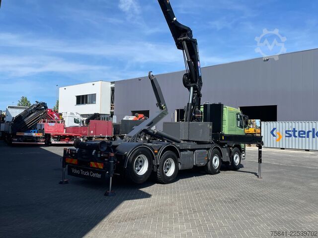 Crane truck Volvo FM 420 FM 420 8x4 HMF 5020 K8 + Joab Haakarm co...