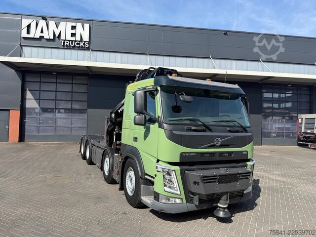 Crane truck Volvo FM 420 FM 420 8x4 HMF 5020 K8 + Joab Haakarm co...