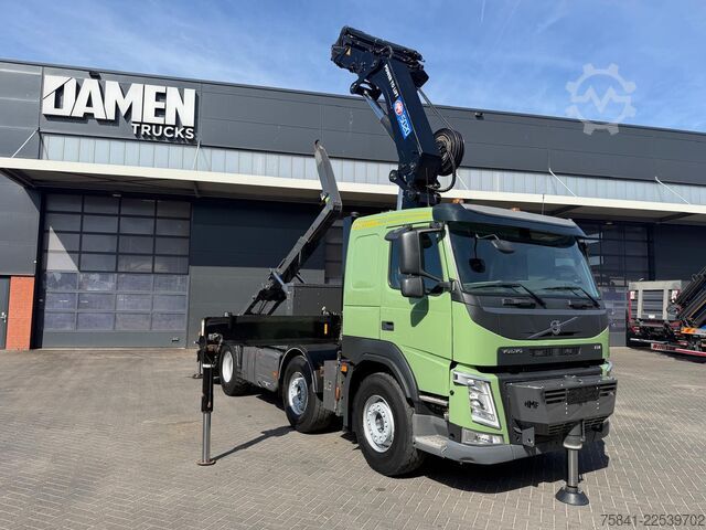 Crane truck Volvo FM 420 FM 420 8x4 HMF 5020 K8 + Joab Haakarm co...