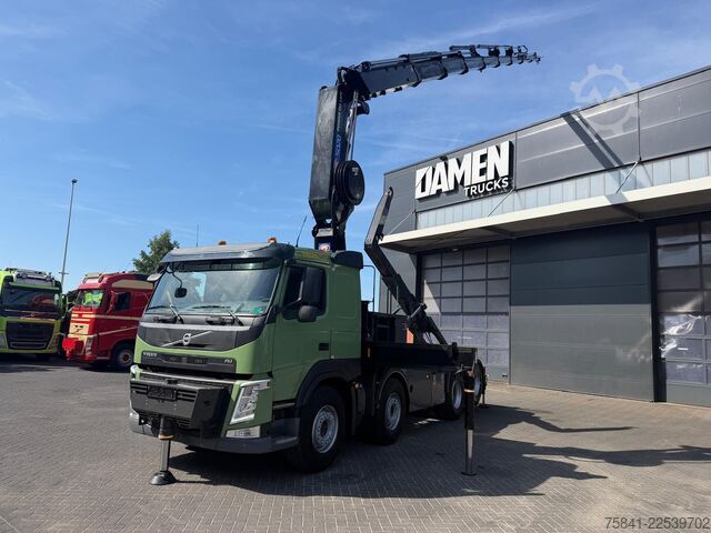 Crane truck Volvo FM 420 FM 420 8x4 HMF 5020 K8 + Joab Haakarm co...