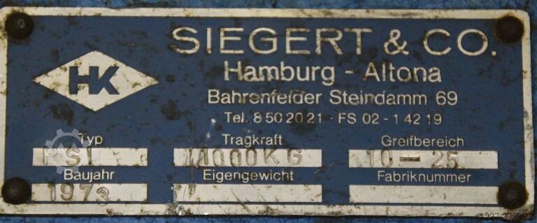 Blechklemme 10-25 mm Siegert PSI