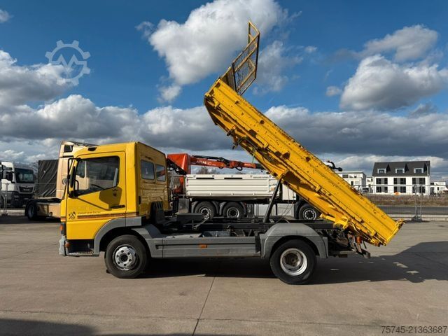 Three-way tipper van MERCEDES-BENZ ATEGO 815 * MEILLER KIPPER * WENIG KM *  1. HAND