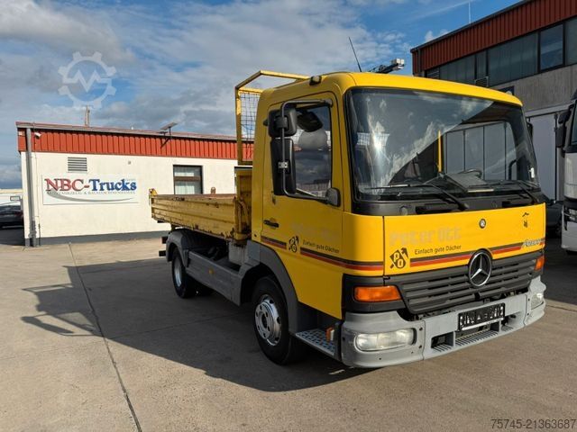 Three-way tipper van MERCEDES-BENZ ATEGO 815 * MEILLER KIPPER * WENIG KM *  1. HAND
