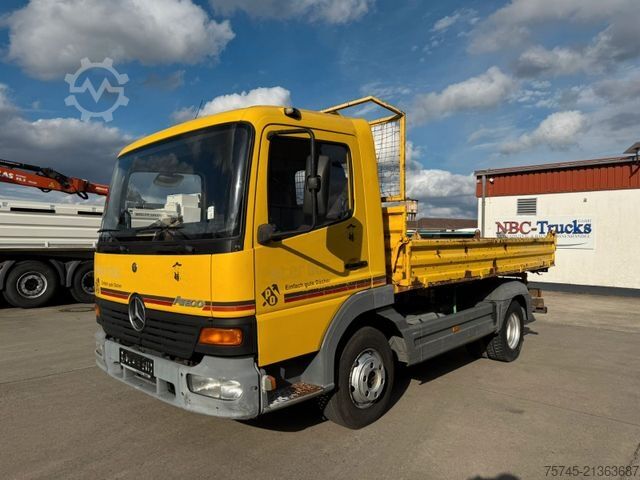 Three-way tipper van MERCEDES-BENZ ATEGO 815 * MEILLER KIPPER * WENIG KM *  1. HAND
