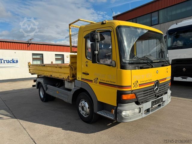 Three-way tipper van MERCEDES-BENZ ATEGO 815 * MEILLER KIPPER * WENIG KM *  1. HAND