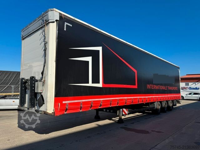 Open semitrailer with tarp KÖGEL S24-1 *  * SAF-ACHSEN * VOLUMEN *ÜBERBREITE