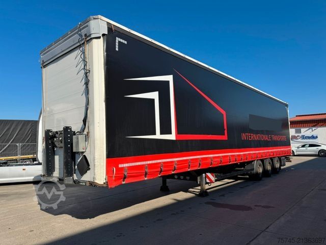 Open semitrailer with tarp KÖGEL S24-1 *  * SAF-ACHSEN * VOLUMEN *ÜBERBREITE