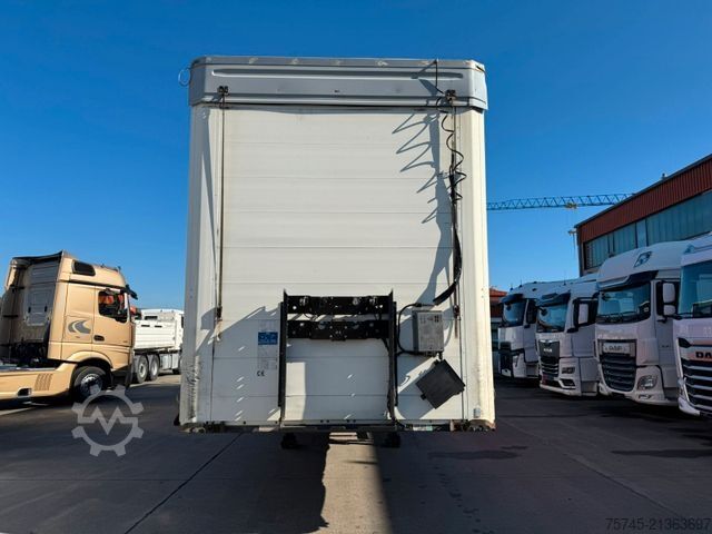 Open semitrailer with tarp KÖGEL S24-1 *  * SAF-ACHSEN * VOLUMEN *ÜBERBREITE