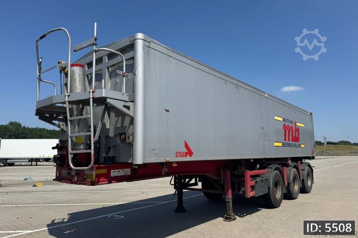 Tipper Stas SA345K / 50m3 / 10T axle / Steering axle / Lift...