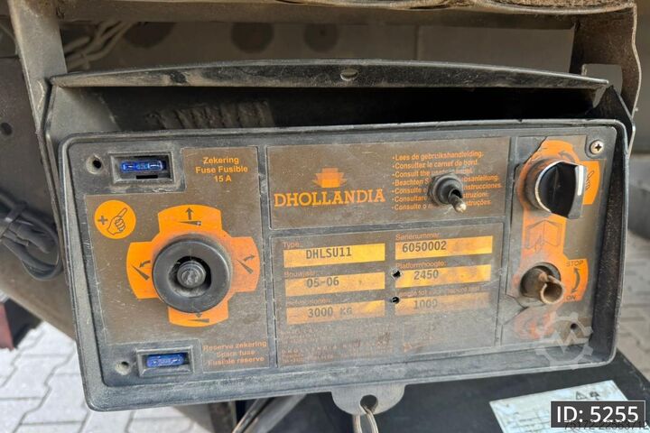 Kühl-/Tiefkühltransport Van Eck UT-2BI / 2 Axle / DHOLLANDIA