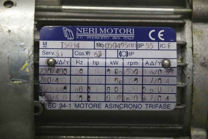 Getriebemotor 0,06 kW 17 U/min Motovario** NMRV/030  T50B4