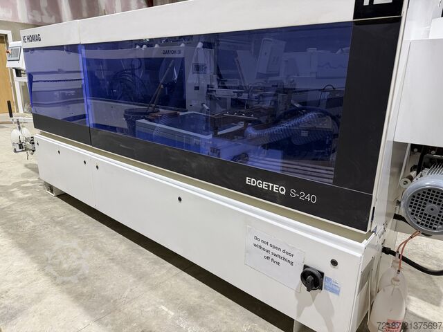 Edgebander HOMAG Edgeteq S-240 & XES200