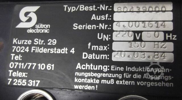 Digital display sütron electronic IZVA345T 80439000