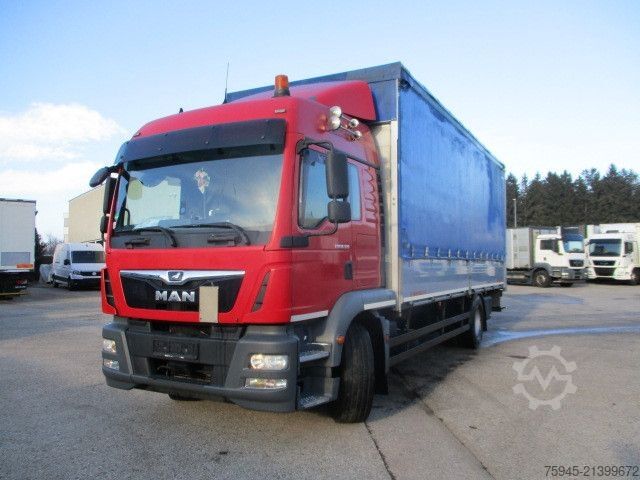 LKW mit Pritsche & Plane MAN TGM 18.320, LBW BÄR, TÜV bis 04/2027