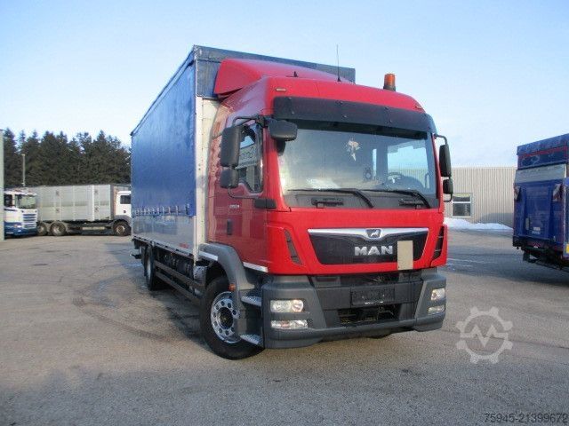 LKW mit Pritsche & Plane MAN TGM 18.320, LBW BÄR, TÜV bis 04/2027