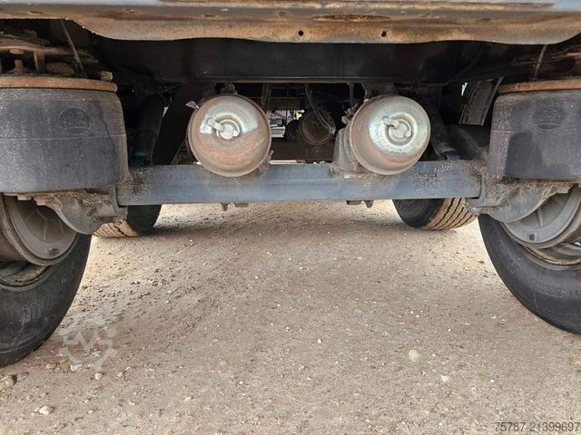 Tipper semitrailer REISCH 49 cbm, Pendelklappe, Lift, Lastmanometer, BPW