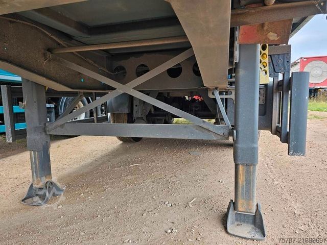 Tipper semitrailer REISCH 49 cbm, Pendelklappe, Lift, Lastmanometer, BPW