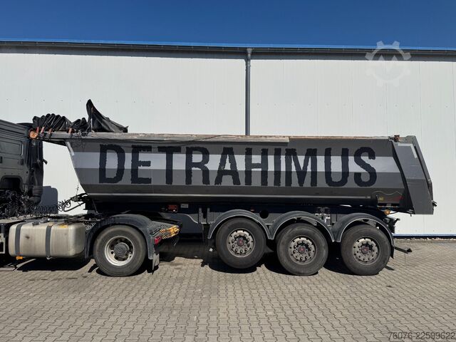 Tipper semitrailer FLIEGL 3 Achs Stahl 24,5 cbm Stone Master light