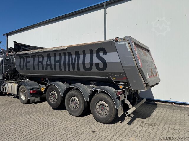 Tipper semitrailer FLIEGL 3 Achs Stahl 24,5 cbm Stone Master light