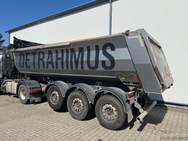 Tipper semitrailer FLIEGL 3 Achs Stahl 24,5 cbm Stone Master light