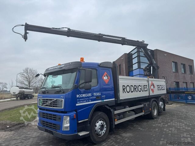 Open body Volvo FM 440 6x2 / Platform / Hiab 166 D-3 Pro Crane-...
