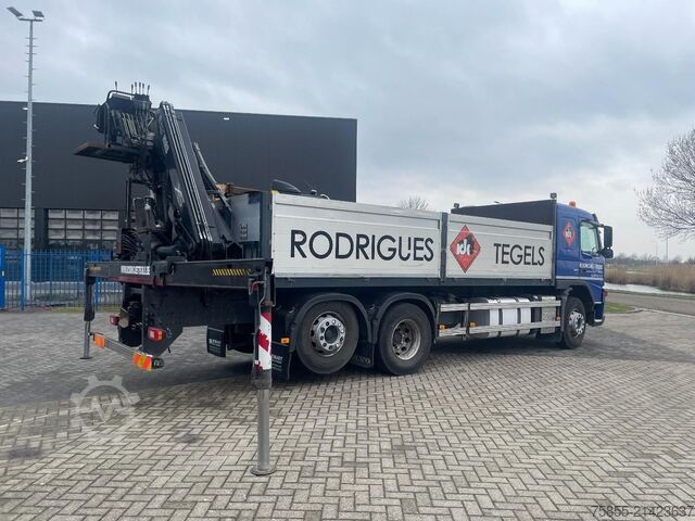 Open body Volvo FM 440 6x2 / Platform / Hiab 166 D-3 Pro Crane-...