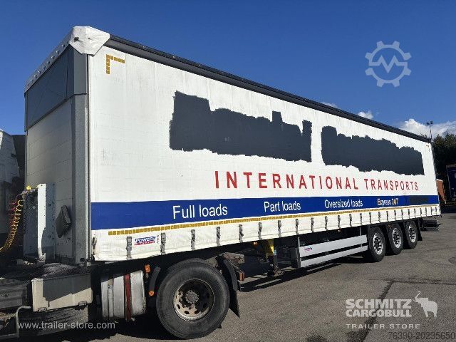 Open semitrailer with tarp Schmitz Cargobull Semitrailer Curtainsider Standard