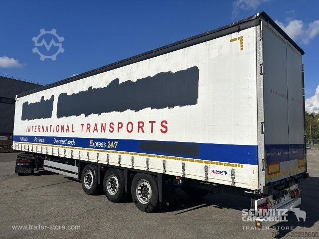 Open semitrailer with tarp Schmitz Cargobull Semitrailer Curtainsider Standard