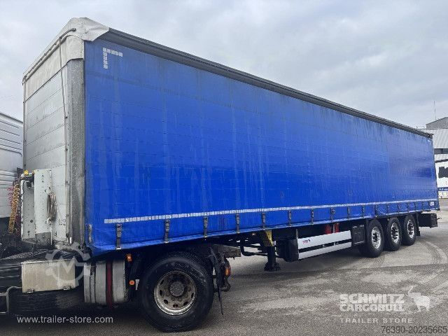 Open semitrailer with tarp Schmitz Cargobull Semitrailer Curtainsider Standard