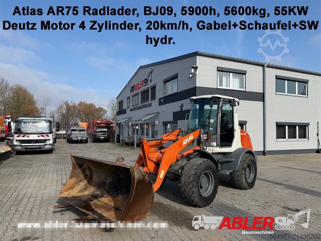 Loader ATLAS AR75 Radlader Schnellwechsler