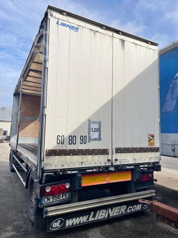 Curtain sided Lecitrailer BPW AXLES, DISC BRAKES